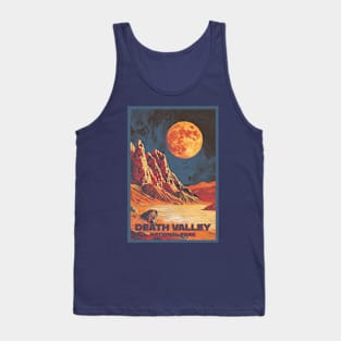 Death Valley National Park Vintage Travel  Poster Tank Top